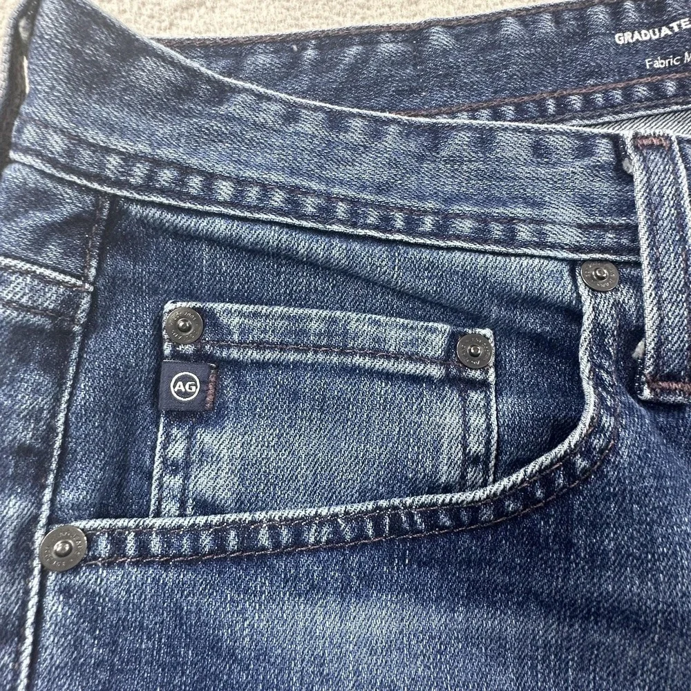 AG Adriano Goldschmied Graduate Jeans Mens 40 Tailored Leg Japanese Denim